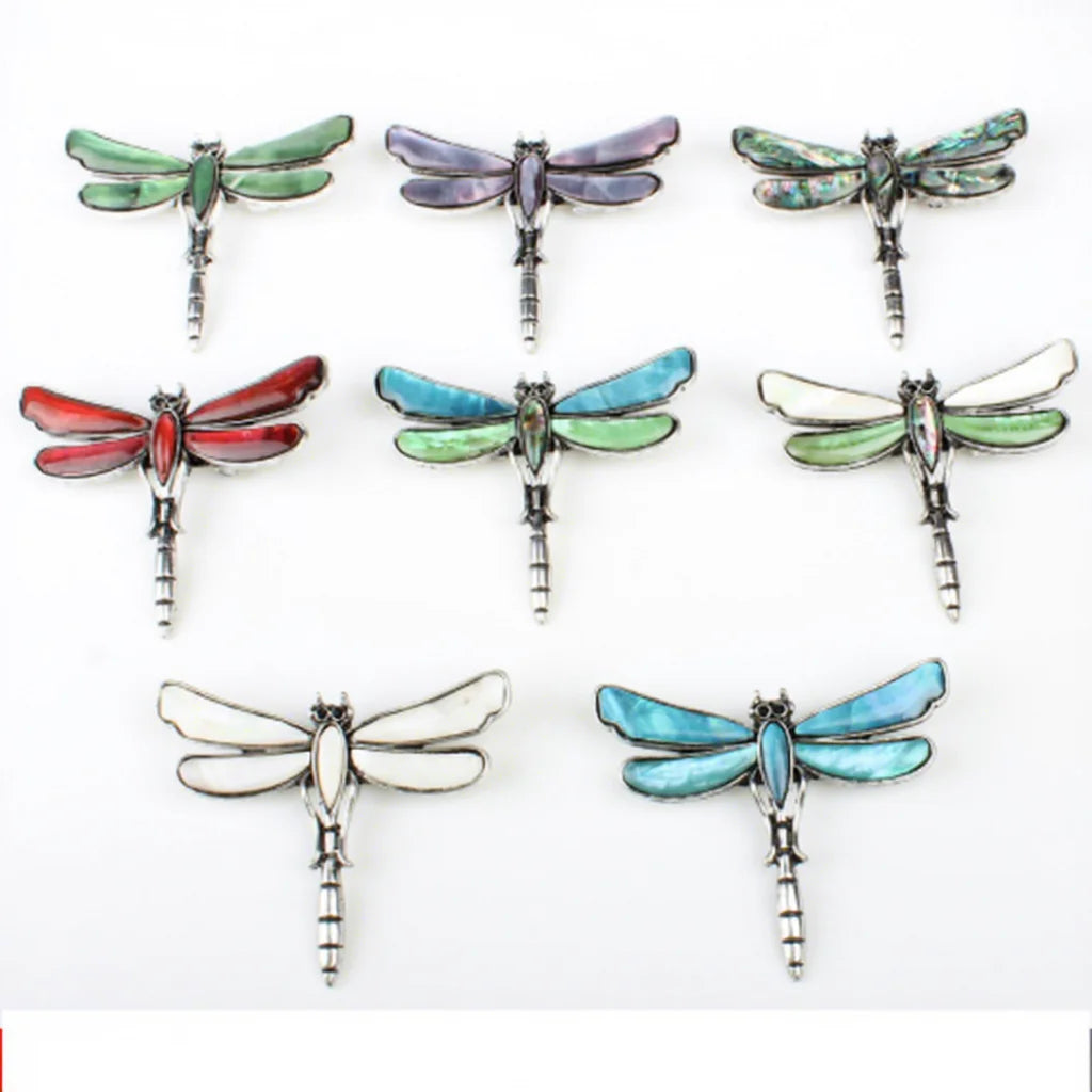 Dragonfly Brooch Shell Clothing Accessories DIY Delicate Brooches 62*50*4mm