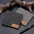 Wholesale Fashion PU Leather Wallet Men Short Casual Simple Thin Double Fold Men's Wallet