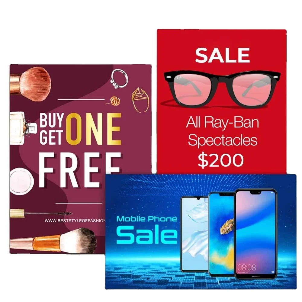 Custom Printing Business Logo Pvc Foam Board Sign Outdoor Advertising Poster Sign Boards
