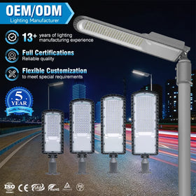 COVEDA Good Quality AC85-265V Outdoor Road Ip65 Waterproof Die Cast Aluminum 50W 100W 150W 200W 250W 300W Led Street Light