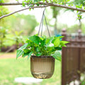 Garden Supplies Factory Direct Price Self Priming Basket Plastic Hanging Flower Pot