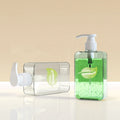 Clear 200ml/300mlPETG Square Shampoo and Body Wash Lotion Bottle Pressing Pump Head Bottle