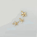 Premium Exquisite 14K Gold Filled Starfish Pendant Necklace Real 1/20 GF Accessory for Party Occasions