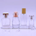 Empty Clear Fragrance 50ml Perfume Bottles 30ml 50ml Perfume Glass Bottle with Spray Cap