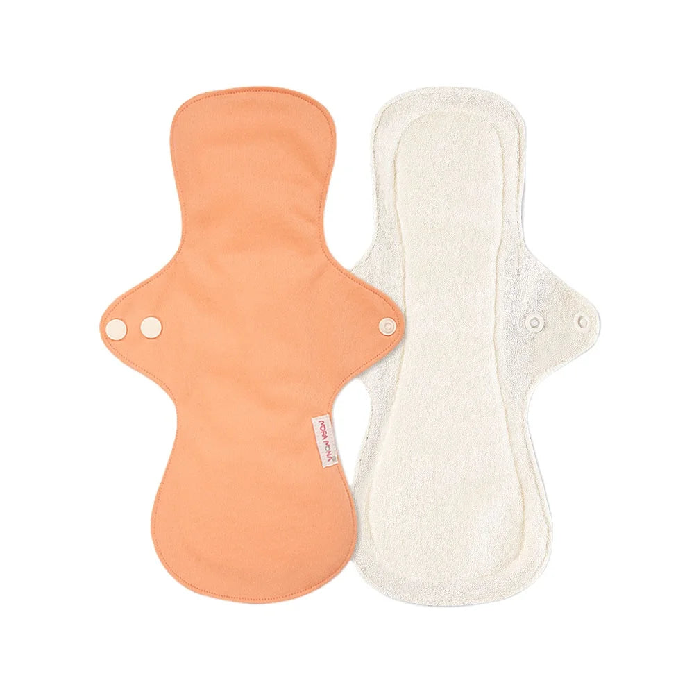 Mora Mona Reusable Sanitary Pad Washable Multi-color Bamboo Fiber Cloth Menstrual Pad Soft Breathable Sanitary Pads