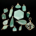 High Quality Aventurine Stone Pendant Necklace Green Men's & Women's Fashion Jewelry with Accessory Charms