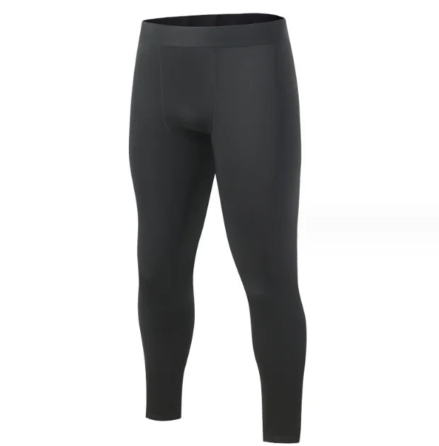 Men's Active Wear Gym Clothing Elastic Sport Slim Leggings Running Gym Fitness Leggings Workout Compression Tights