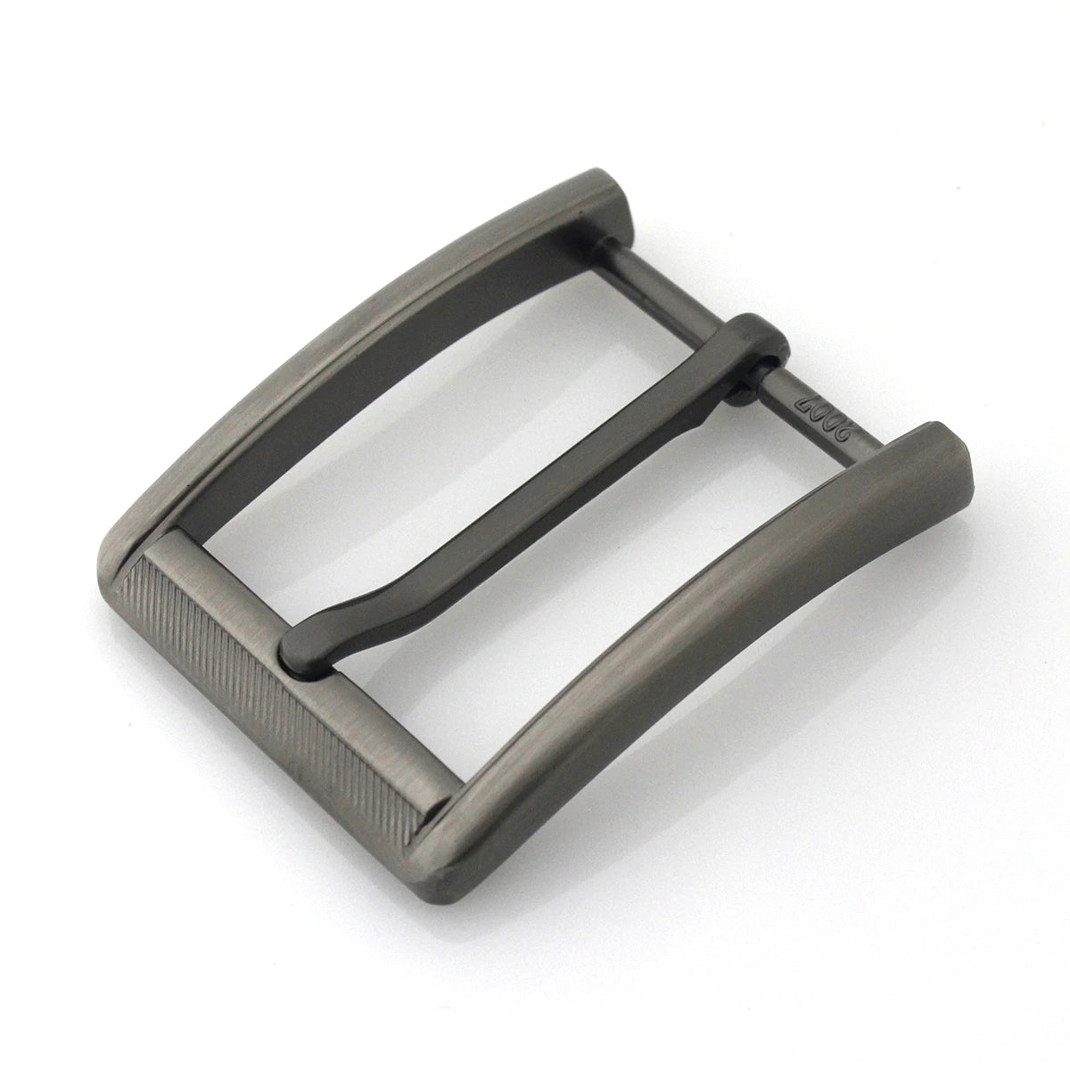 35mm Metal Brushed Belt Buckles Single Pin End Bar Half Bar Buckle Fit for 32mm-34mm Belt Leather Craft Jeans Parts