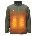 High Quality Men's Micro Fleece Bomber Body Warmer Jacket Varsity Coat Heating Pad Winter Heated Jacket