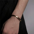 Fashion Custom Designer Jewelry Gold Bangles 18k Women Bangle Bracelet Couple Stainless Steel Bracelet