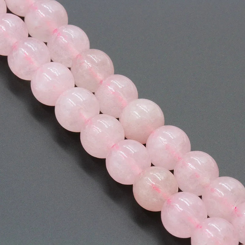 Wholesale Loose Stone Beads Rose Quartz Pink Quartz for DIY Jewelry Making MS152
