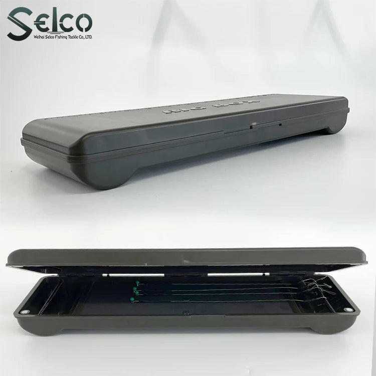 Selco New Arrival 30cm Waterproof Stiff Hair Rig Board 20PCS Pins Rig Hook Lake River Stream Ocean Boat Fishing Tackle Boxes