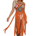 New Design One Piece Dress for Beach Wear High Cut Bikini Cover up Swimwear