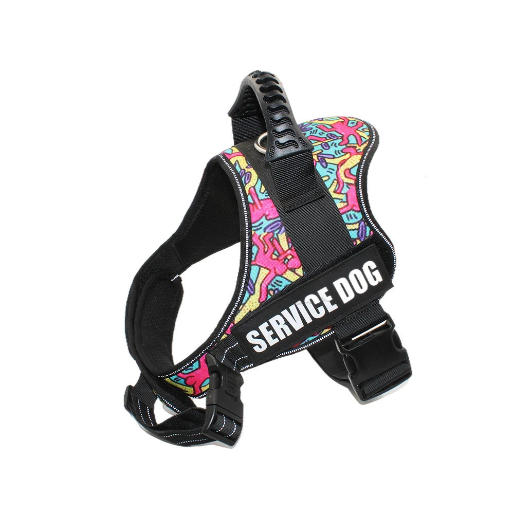 Kingtale Pet Supplies Hot Outdoor Reflective Dog Harness Solid Sustainable Pet Dog Products Dog Vest Nylon Polyester