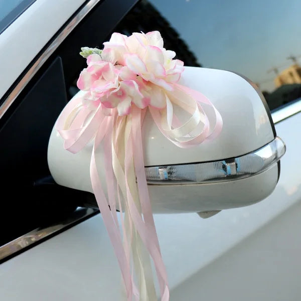 Hot Selling Wedding Cars Flowers Artificial Silk Flower Car  Decorations