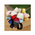 Solid Color Polyester Hat Strap Webbing DIY Handmade Hair Accessories Clothing Top Hat Gift Bouquet Packaging Ribbed Ribbons