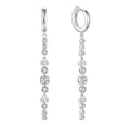 Sweet Elegant Woman Star Long Tassel Pendant Dangle Design 925 Sterling Silver Earrings Mother Day Gift