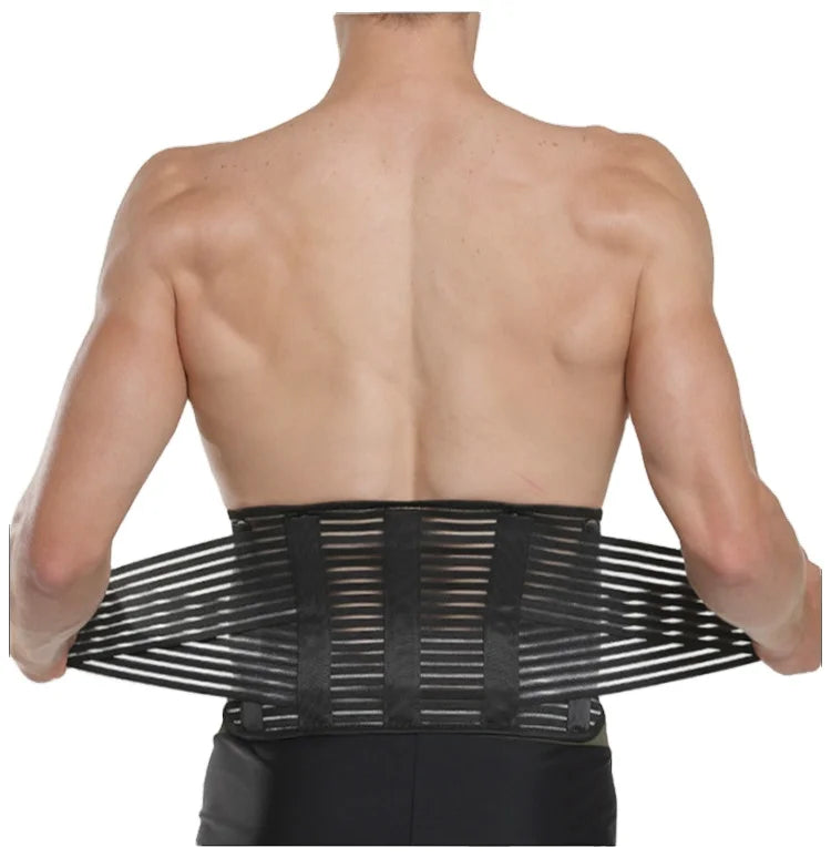 Lumbar Support Belt Back Brace Disc Waist Herniation Orthopedic Strain Pain Relief Corset Lower Back Spine Decompression Brace
