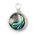 18K Genuine Pendant Natural Abalone Shell Pendant DIY Handmade Necklace Material Jewelry Accessories Wholesale