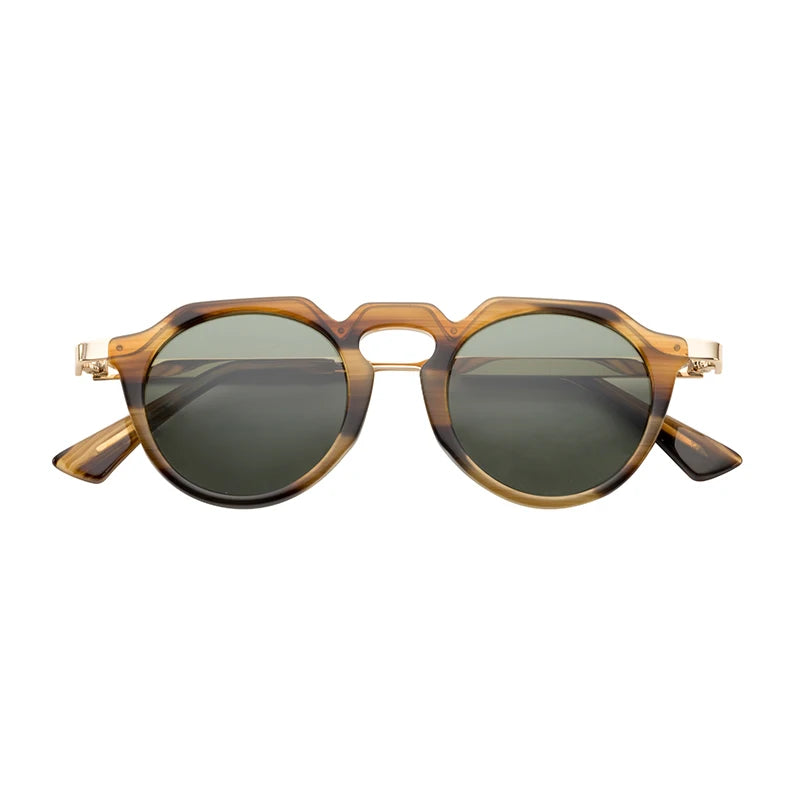 Luxury Custom Logo Design Fashionable Quality Mazzucchelli Acetate Polarized Shades Sun Glasses Sunglasses