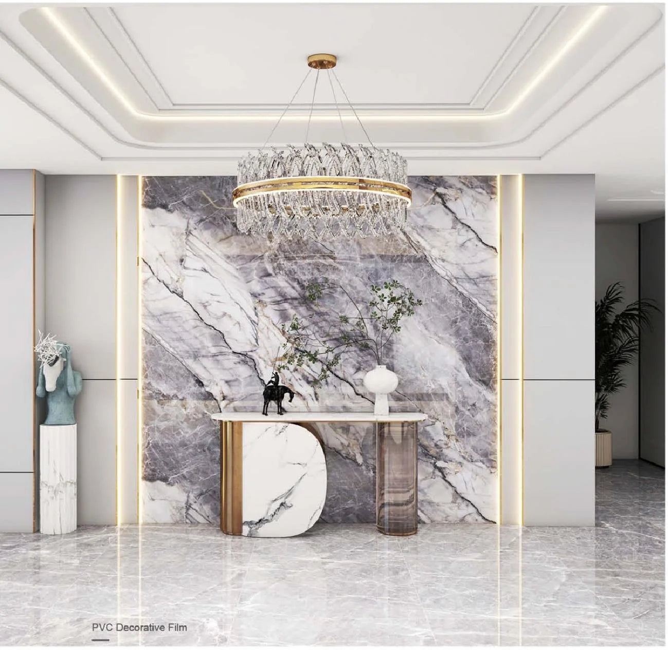Bamboo-fiber-wall-panel PET PVC Marble Sheet Indoor Wall Panel Infinite Pattern Marble Pvc Sheet Pvc Shower Wall Panel