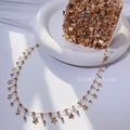 10meter/roll Jewelry Making Supplies Necklace Chains Brass Chain Manufacturer Crystal Chain for Decoration Wedding