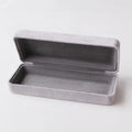 STORY STY-FB 2022 New Arrival Fashion Gray Flocking Glasses Case Ins Hot Sale Rectangle Eyeglasses Storage Packing Box