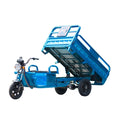 Electric Motorized Adult Cargo Tricycle Motorcycle Mobile Food Truck with Solar Cabin Steel Material for Sale