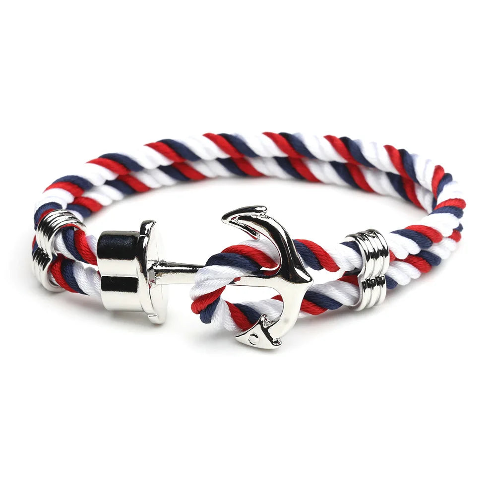 AA016396 Men Charm Bracelets Wholesale High Quality Handmade Rope Cord Bracelets