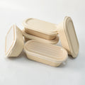 Free Sample Luxury Food Container Biodegradable Bagasse Pulp Waterproof & Oil Proof Takeout Bento Lunch Box