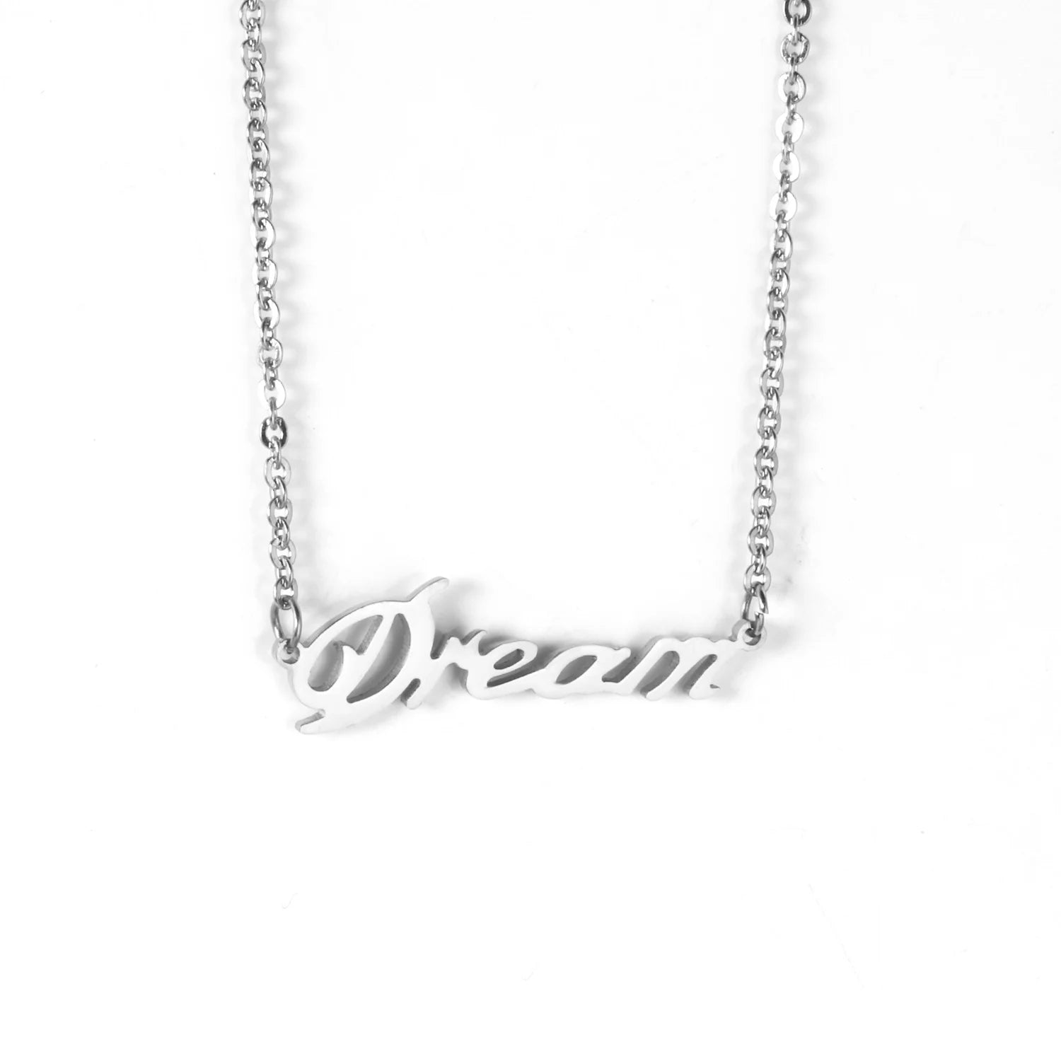 Manufacturer Jewelry Stainless Steel Chain Custom Letter Necklace Personalized Letters Name Necklaces for Women and Men