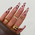 Extra Long Nails Custom Coffin Press on Nails Cheap Fake Nails for Women