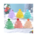 Wholesale Supplier Western Boots Xmas Tree Santa Claus Resin Christmas Ornaments Luminous Glowing in the Dark Blind Bag Figures