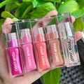 Clear Lipgloss Private Label With Big Brush Vegan Lip Makeup Matte Finish Liquid Lipstick Empty Lip Gloss Containers