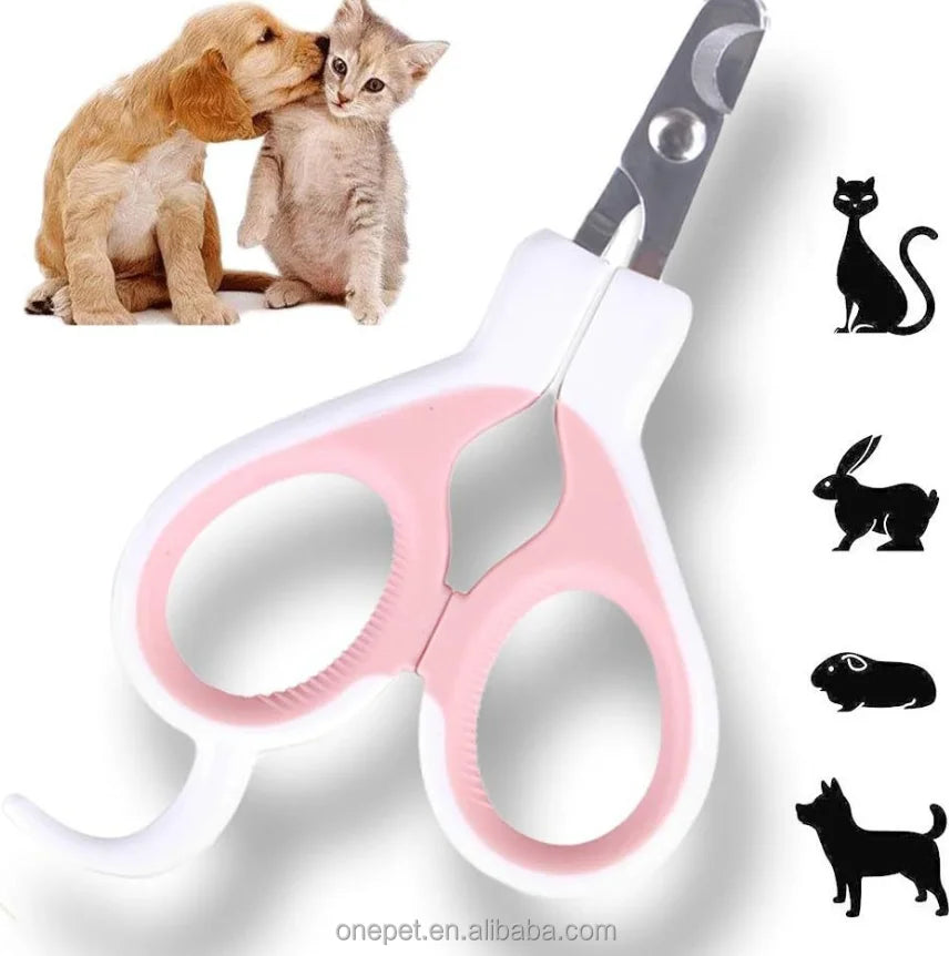 Customized Size Quality Stainless Steel Pet Nail Grinder Scissors Professional Puppy/Cat Nail Clipper Cutter Animal Tools