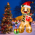 1.4m Low Outdoor Christmas New Year Decoration Christmas Inflatable Gingerbread