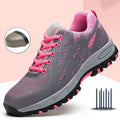 2026 New Style Design Comfortable Breathable Factory Winter Low Cut Safety Steel Toe Shoes for Women