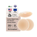 Customizable Reusable Waterproof Silicone Nipple Covers Strong Adhesive Seamless and Invisible Strapless Outfits for Summer
