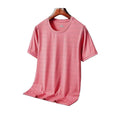 4xl Quick Dry Women Ice Mesh Short Sleeves T-shirts Plus Size Men's Running Fitness Training Plain Sports Tops T Shirt for Women