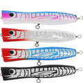 New Artificial 180mm 80g Saltwater Wooden Hard Trolling Lure Big Game Fishing Popper Tuna Lure