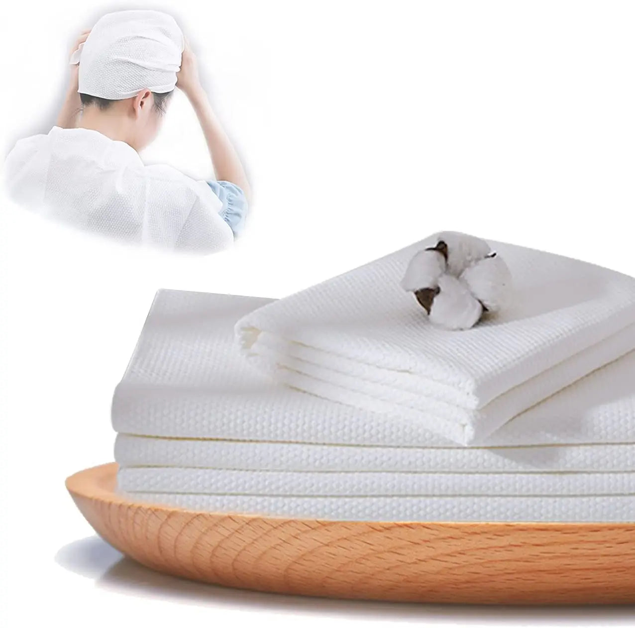 Foot Bath Towels Disposable Guest Towel Disposable Towel for Salon & Spa Soft Silky Absorbent & Breathable