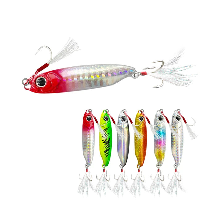 Sea Fishing Slow Jigging Lure 8g 10g 15g 20g 25g 35g 50g Shore Casting Jig Lead Fish Artificial Metal Jig Lure Fishing Bait