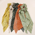New Fashion Big Bow Streamer Tassel Organza Friendly Material Hair Scrunchies for Women Hair Accessories Flower Rope Daily Life
