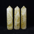 Natural Citrine Crystal Wands Height Faceted Prism Wand Reiki Chakra Stone Healing Crystal Wand