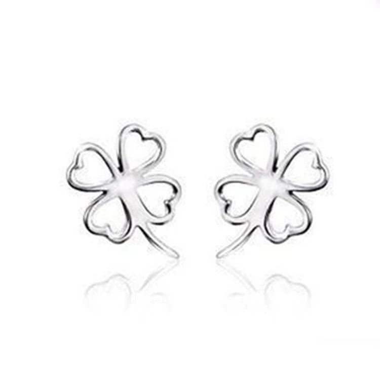 925 Sterling Silver Trendy Cute Stud Earrings for Women Elegant Wedding Jewelry for Engagement Party Moda Pendientes Mujer