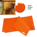 Apiculture Flexible Silicone Press Beeswax Sheet Mold Embossing Beeswax Molds for Sheets Comb Foundation