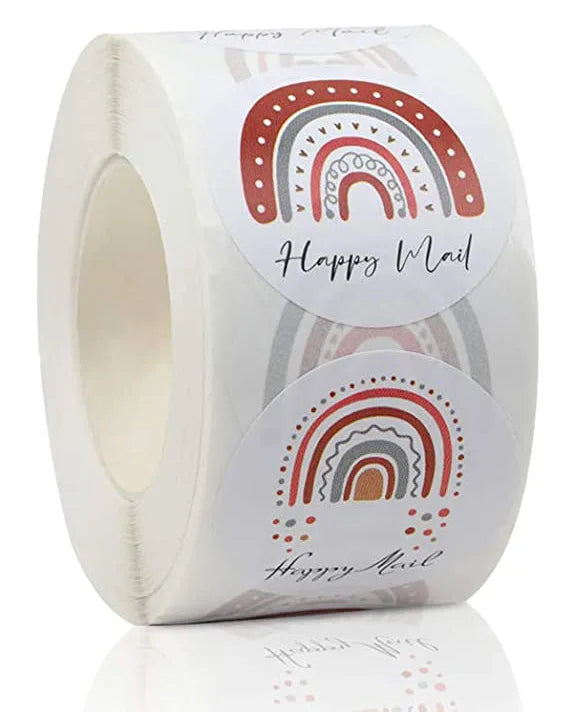 500pcs/roll Sealing Sticker 3.8cm Pack Thank You for Purchasing a Commercial Decorative Sticker Label Card