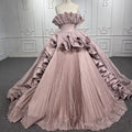 Jancember 9879 Glossy Ball Gown Ruffle Sleeveless Party Women's Quinceanera Dresses