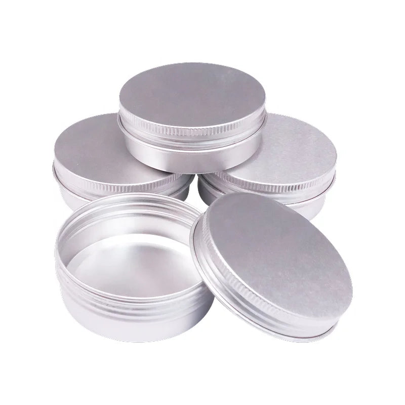 Custom Should Brush Factory Metal Aluminum Sealing Cans Mini Gift Tin Cans Stainless Steel Screw Cap Aluminum Cans