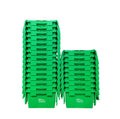 Large Logistic Distribution Heavy Duty Warehouse Supermarket Nestable Stackable Turnover Plastic Storage Tote Boxes with Lids